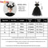 Black Devil Tutu Costume Gothic Halloween Girls Fancy Tutu Dress with Feather Gown Dress